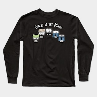 Phases of the Moon Long Sleeve T-Shirt